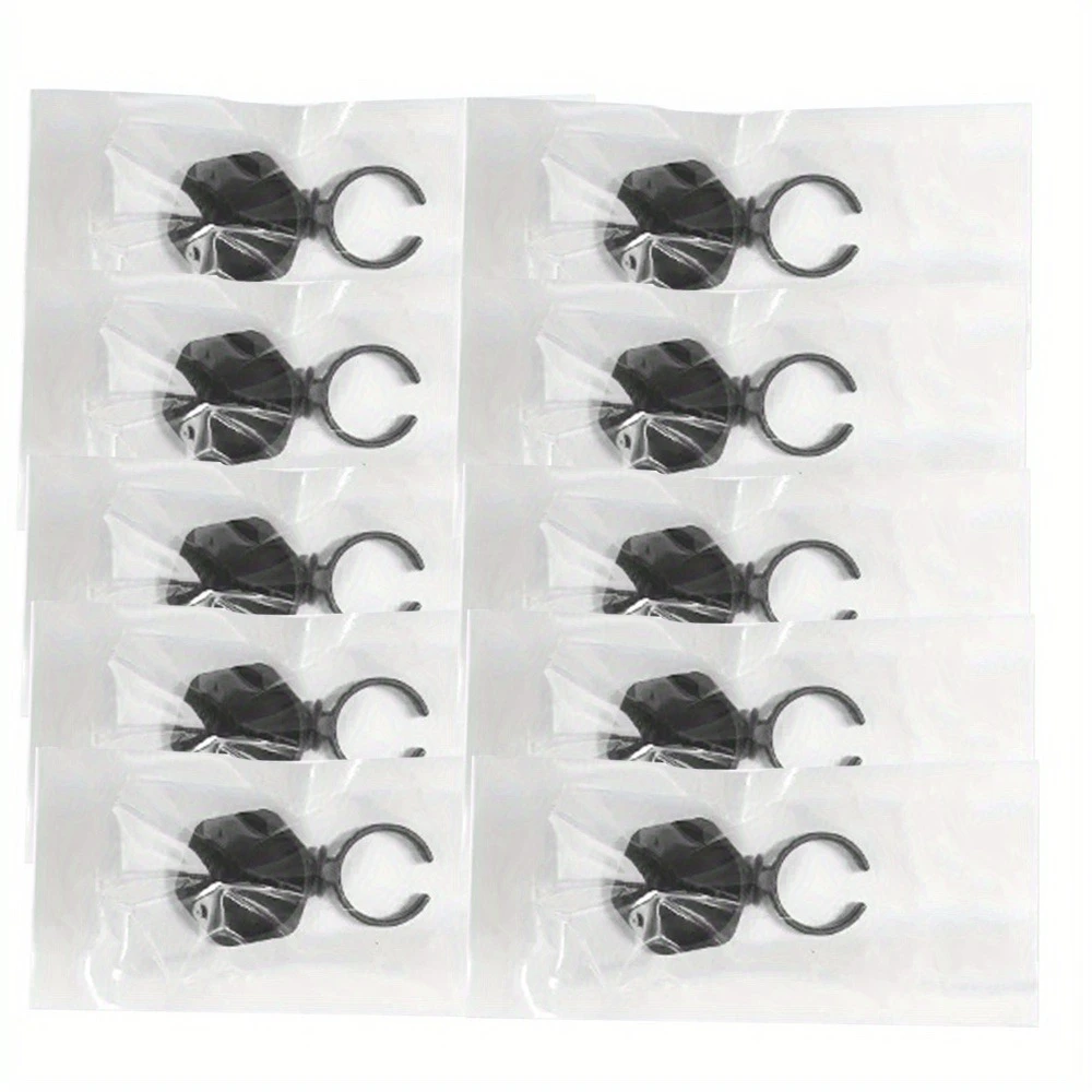 360 Rotation Six Corners Ring Cup Semi-Permanent Makeup Microblading Supply Tattoo Accesories Ink Cup Pigment Holder 10pcs