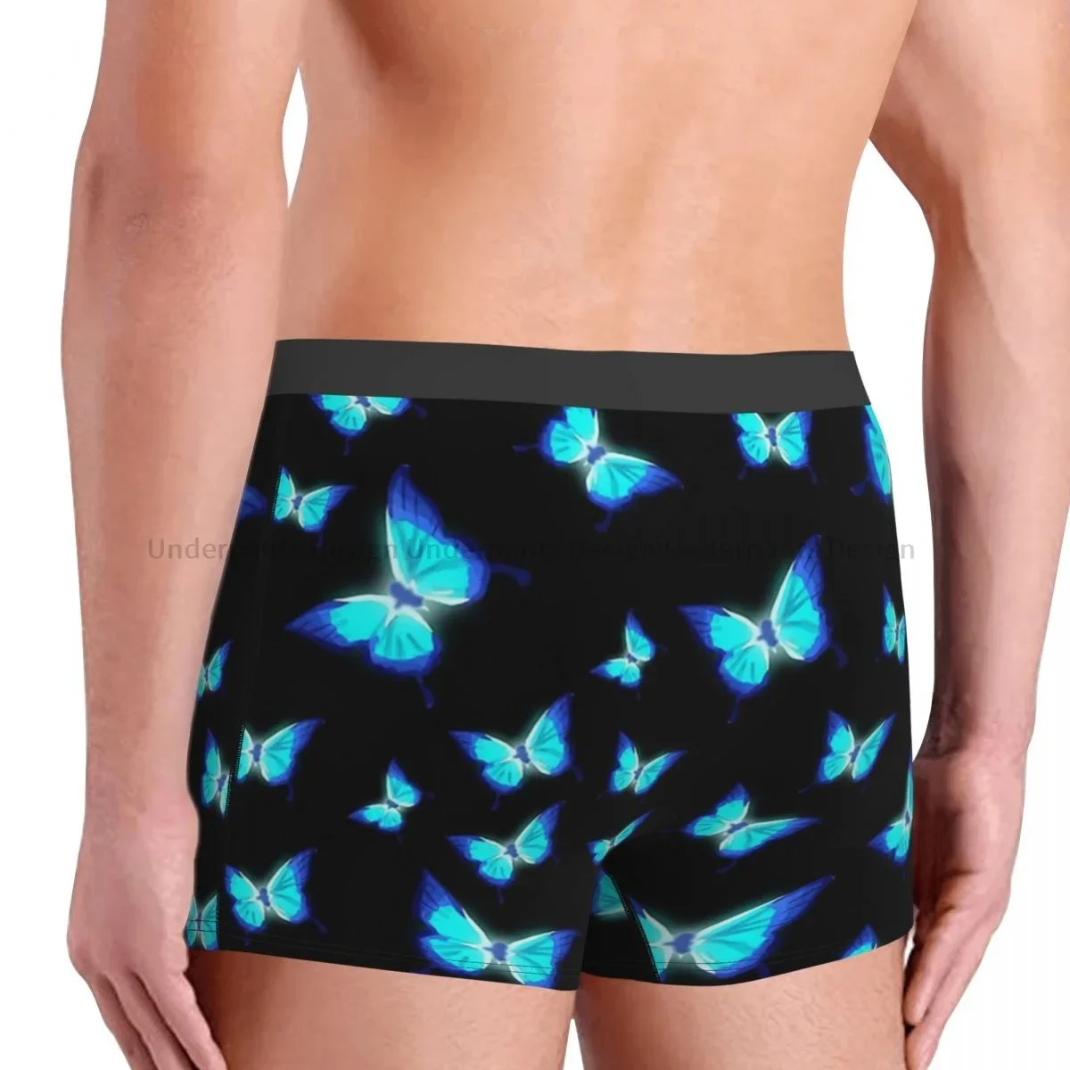 Bioshock Glowing Butterflies Underpants Cotton Panties Men\'s Underwear Comfortable Shorts Boxer Briefs