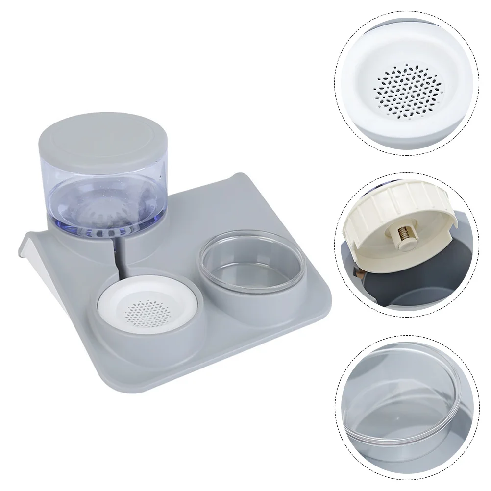 

1pc Pet Automatic Drinking Bowl For Cat Dog Anti-Tipping Eco-Friendly Thickened Bite Resistant Dual Use Food Water Container