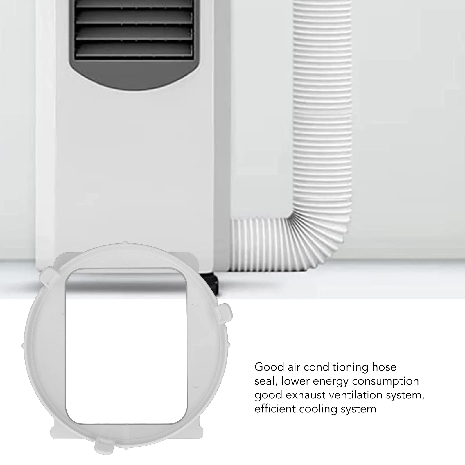 مكيف الهواء موصل الخرطوم العادم محول مقرنة مربع واجهة قناة العادم ل ميديا 1P KY35 تكييف الهواء المحمول