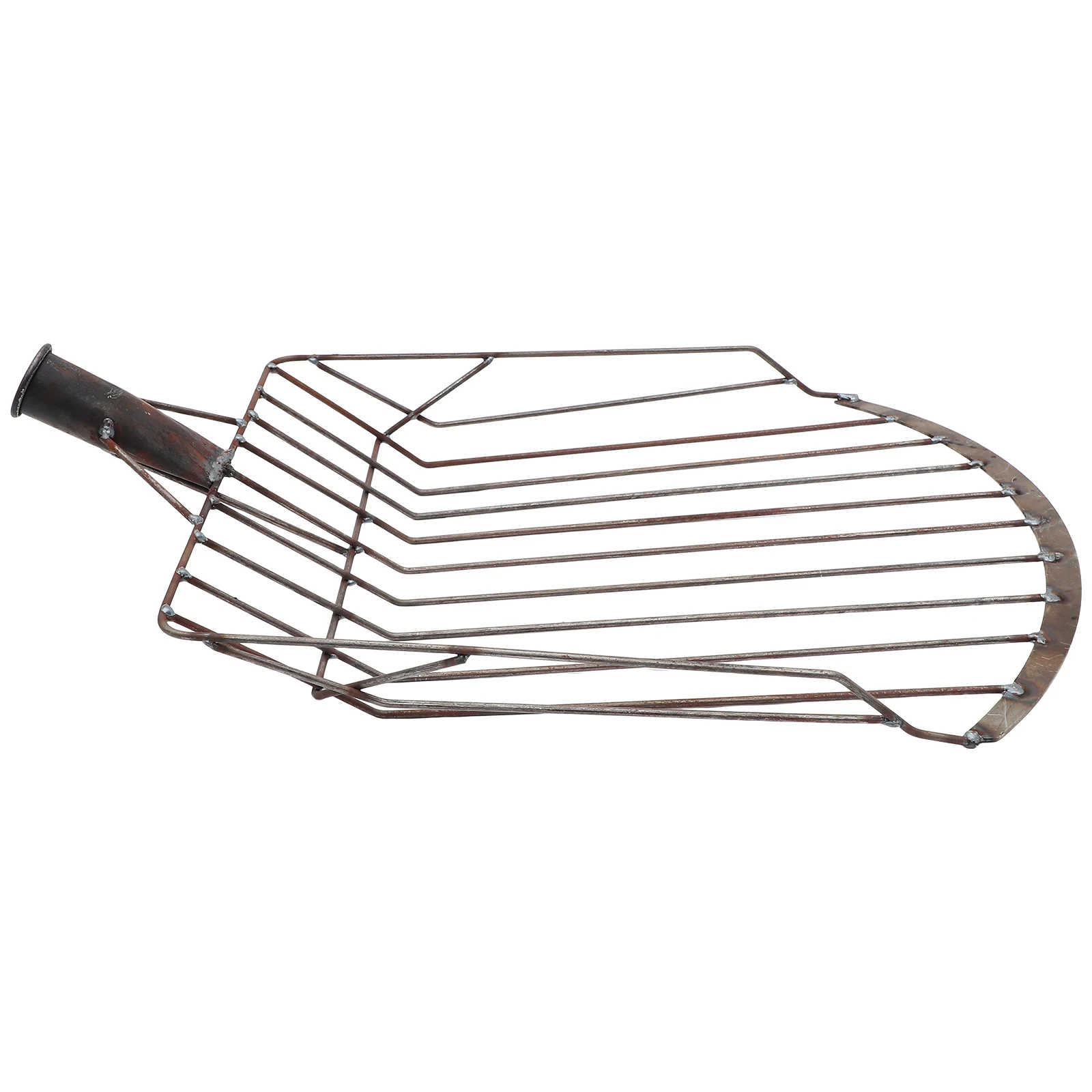 

Semi Circular Corn Fork Shovel Durable Iron Spade Coal Briquette Sieve Grain Scoop Tabletop Dustpan Gardening Hand Trowel Soil