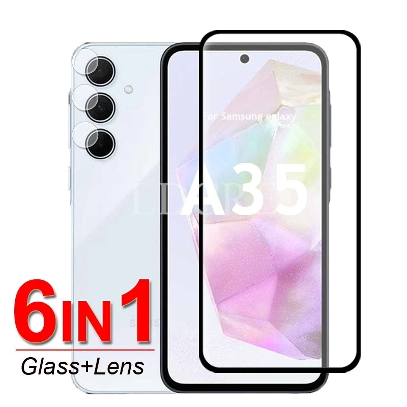 

For Samsung Galaxy A35 Glass Samsung A35 Tempered Glass Screen Camera Lens Protector Film Samsung Galaxy A35 Glass