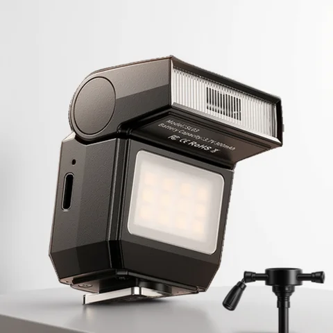 Ulanzi SL03 Mini Camera Flash Speedlite for Canon R5 Fuji X-T30 X-T5 Sony ZV-E10 Nikon Panasonic Olympus Pentax Most SLR Cameras