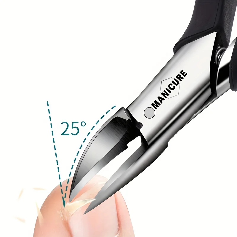 Toenails Pedicure Foot Nail Care Tools Sharp  Thick Ingrown Anti Splash Stainless Steel Nail Clippers Eagle Nose Pliers