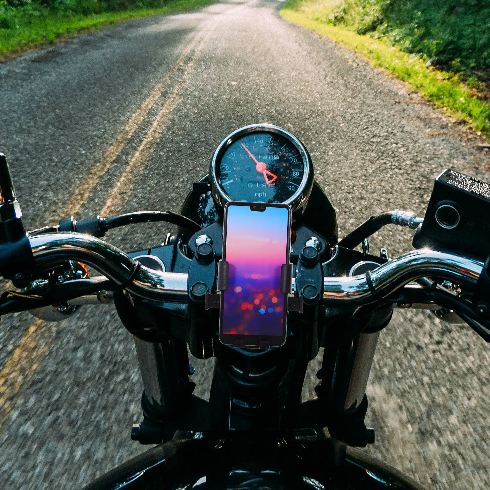 

Противоударное крепление для навигатора на велосипед с поворотом на 360 градусов, держатель для телефона на руль для электросамоката, мотоцикла, скутера