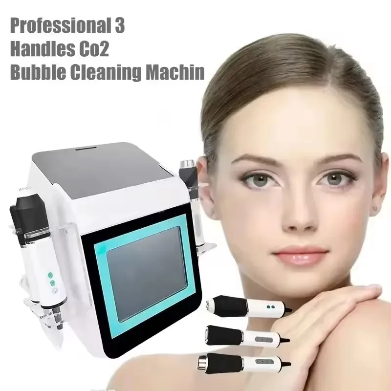 2026 New CO2 Oxygen Bubble Machine 3 In 1 UV RF Ultrasonic Skin Tightening Exfoliate Multi Functional Skin Care Beauty Machine