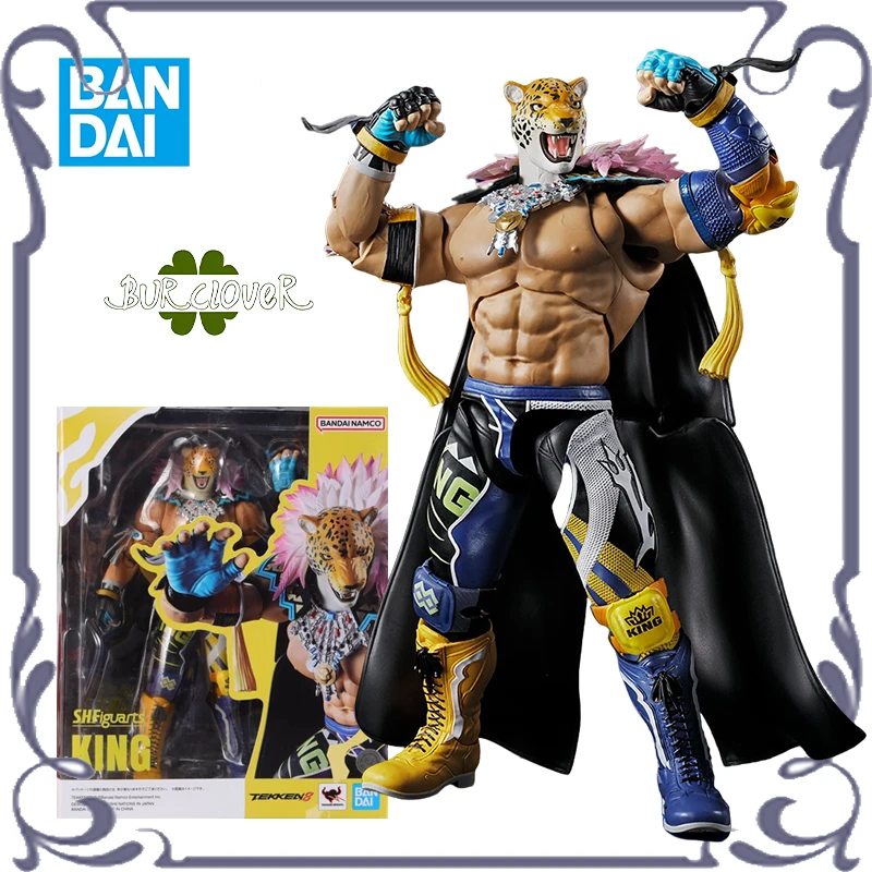 

BANDAI оригинальная S.H.Figuarts TEKKEN 8 серии KING аниме фигурка модель игрушки Коллекционная модель подарки на складе