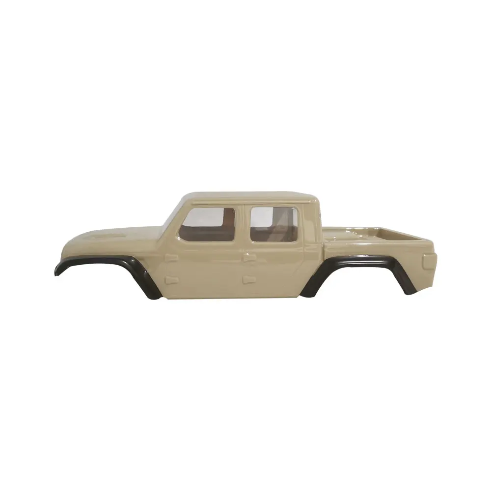 1/24 scale PC body Beige/White Body for 1/24 SCX24 Jeep JT Gladiator 4WD Rock Crawler