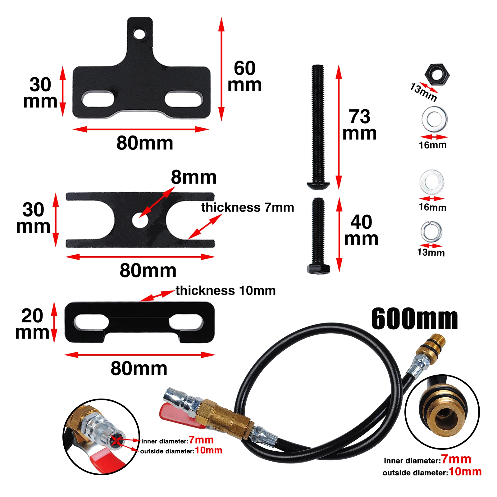 Valve Spring Compressor & Air Valve Holding Hose Tool, Engine Valve Spring Compressor Compatible with LSX LS1 LS2 LS3 LS6 LS