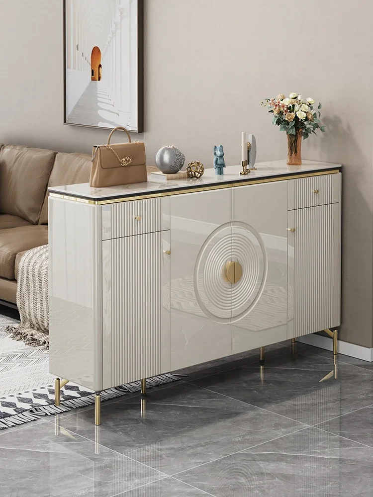 Light Luxury Shoe Cabinet, Simple And Large Capacity Entrance Cabinet, 2022 New Popular High-end Entrance Door Storage Cabinet
