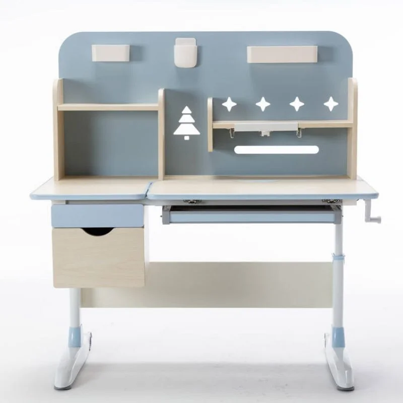 custom.Factory Height Adjustable Children Table with Book Holder Stand and Drawer Storage | Ergonomic Desktop Writ