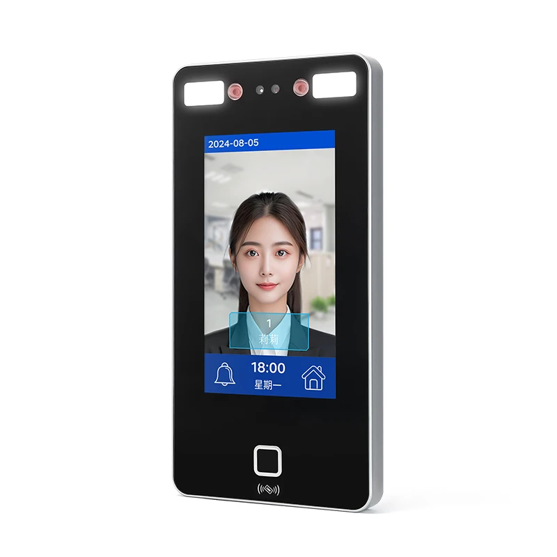 Visible Light Dynamic Face WIFI Defense access control machine  Fingerprint sensor access control machine for Business XFace70