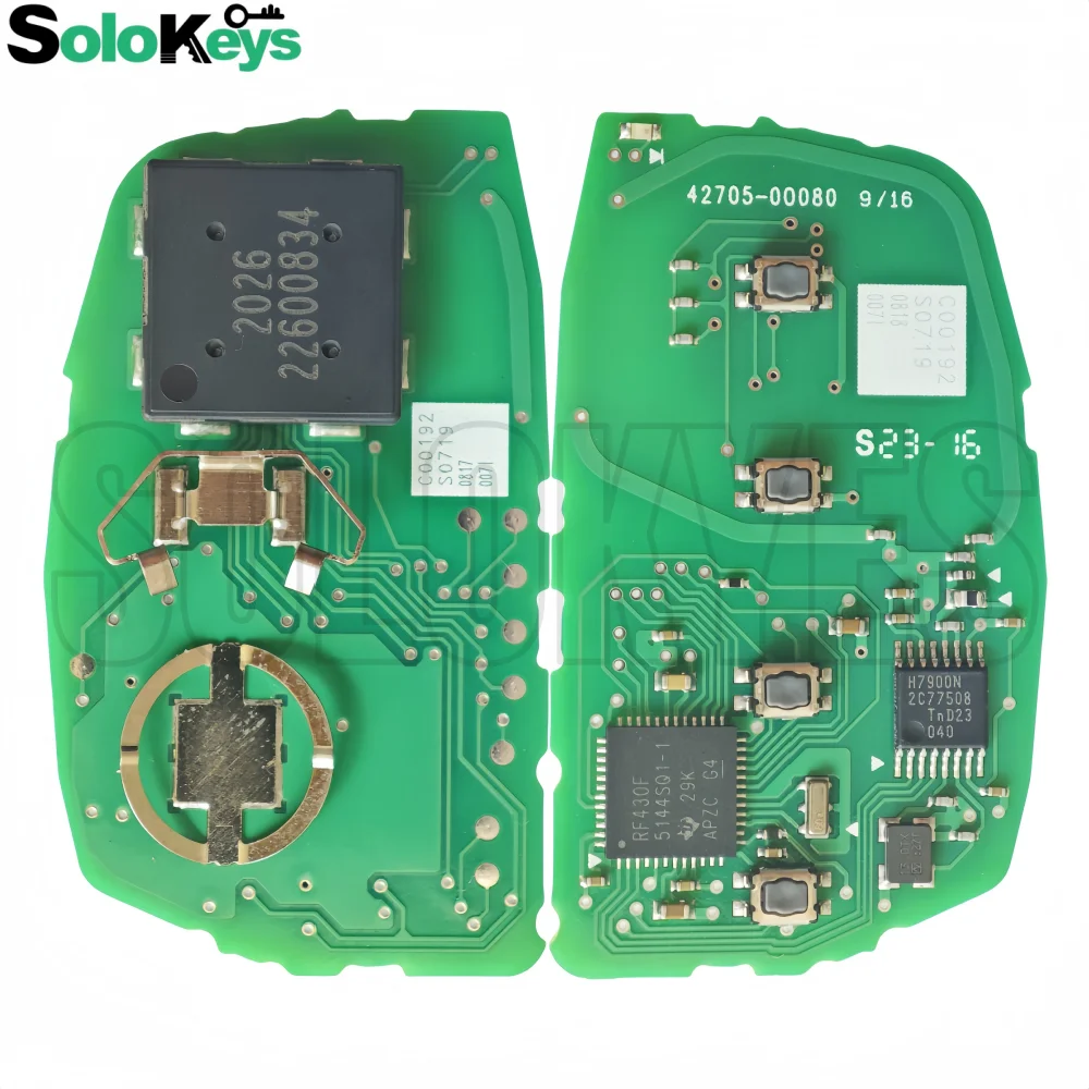 SOLOKEYS FCC ID: CQOFD00120 P/N: 95440-C1001 Für Hyundai Sonata 2015-2017 Original Smart Key 433 MHz ID8A Chip mit LOGO