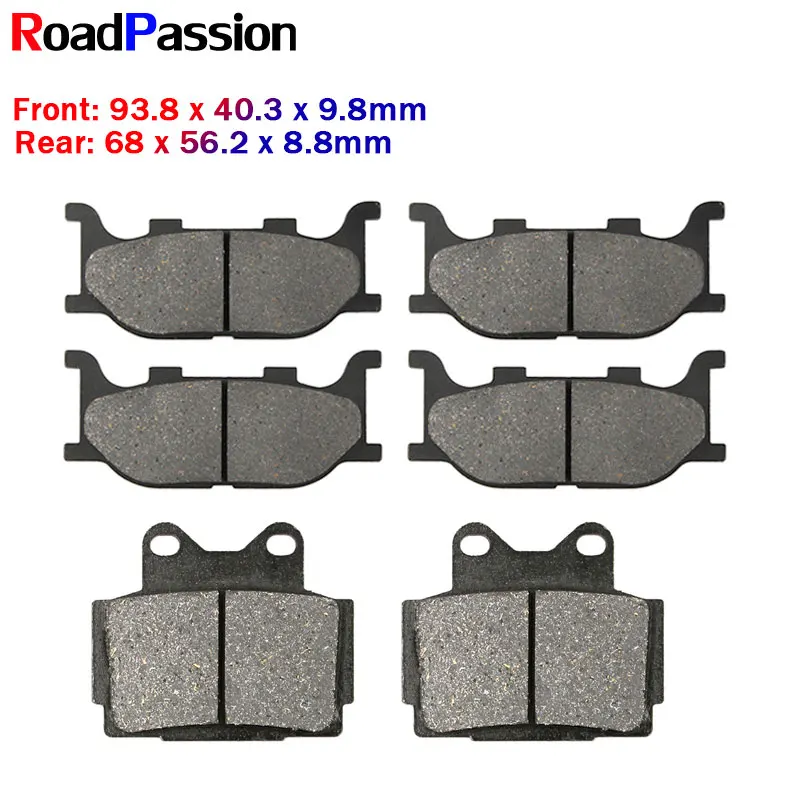 Motorcycle Front Rear Brake Pads Disks For YAMAHA XJ600S XJ600 S XJ 600 XJ600N XJ600 N XJ 600 1998 1999 2000 2001 2002 2003