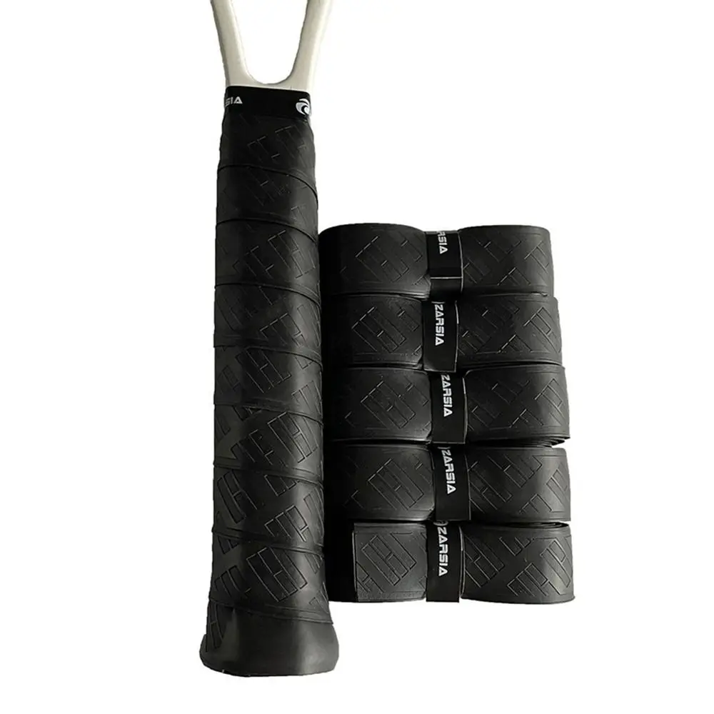 Shock Absorption Tennis Sweatband PU Material Absorb Sweat Racket Overgrip Anti-slip Racket Handle Badminton Racket Tape