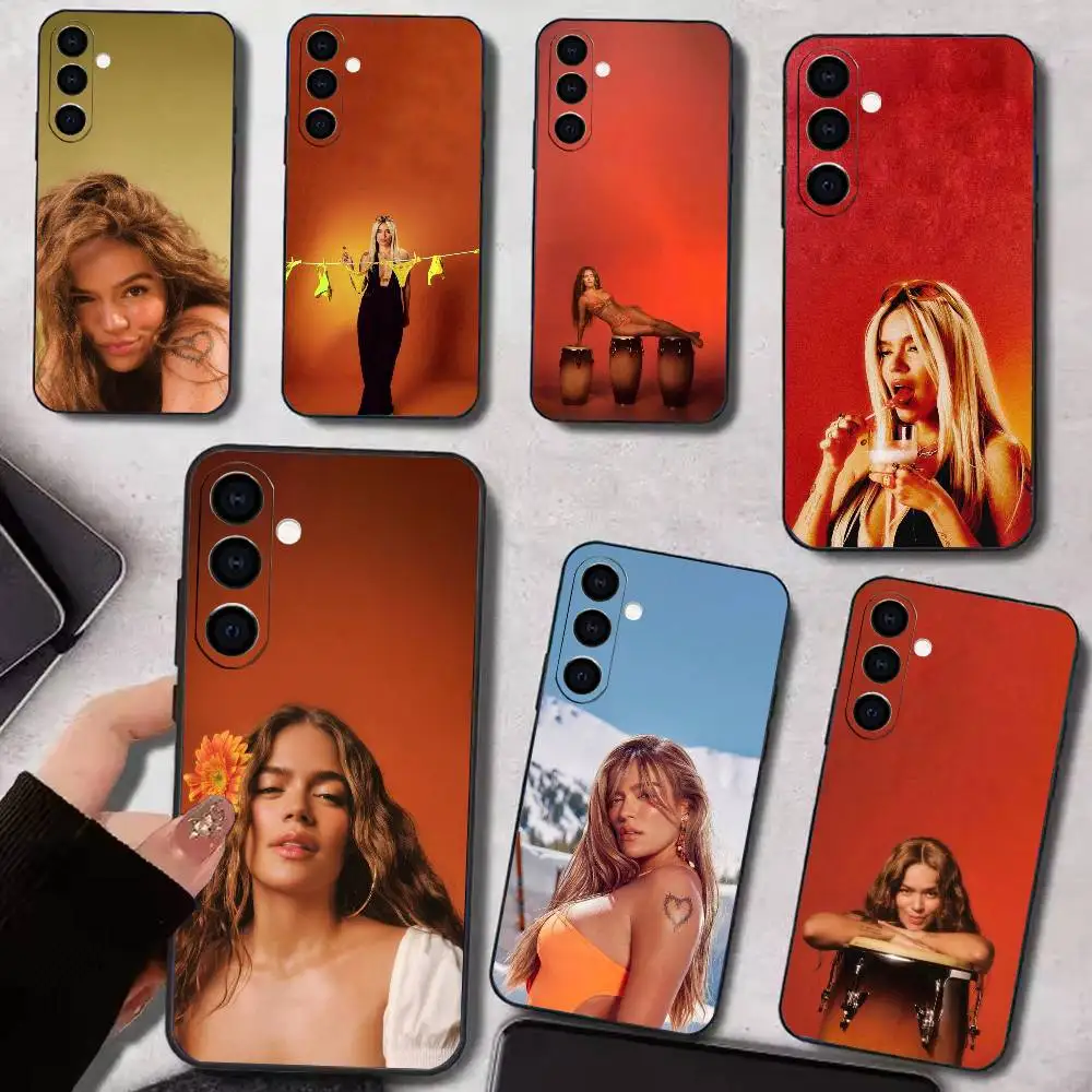 K-Karol G T-Tropicoqueta   Phone Case For Samsung Galaxy A73,A72,A71,A70,A53,A52,A51,Others Soft Black Cover