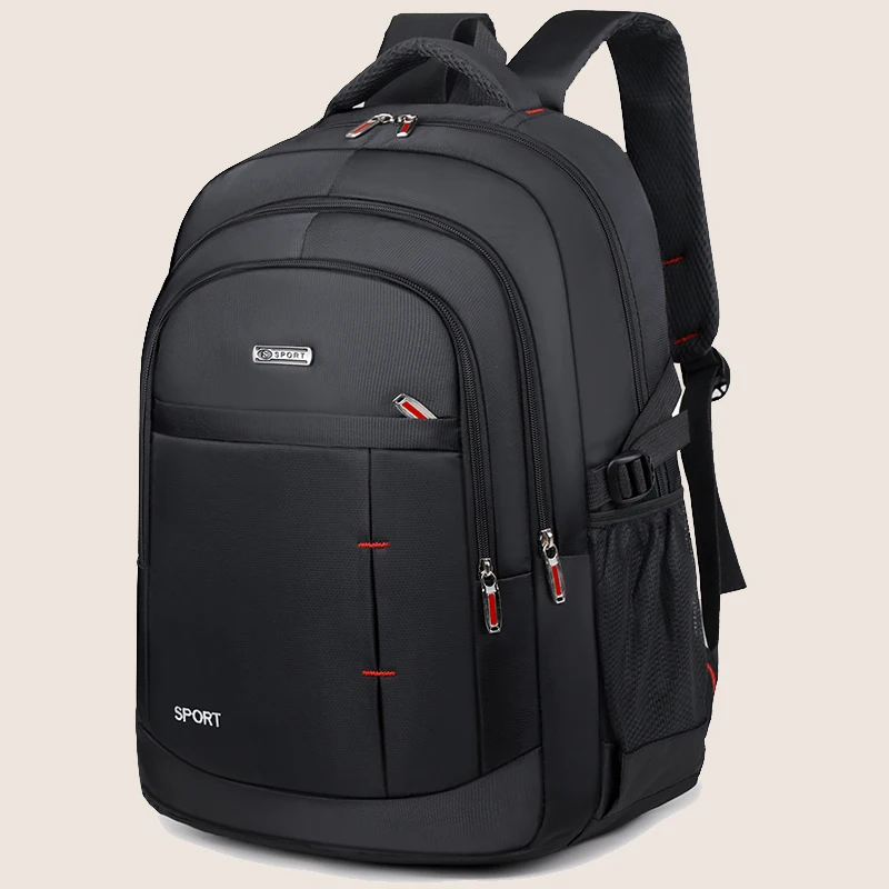 Large capacity laptop backpack - durable, waterproof, stylish unisex backpack with practical pockets - ideal for school and trav