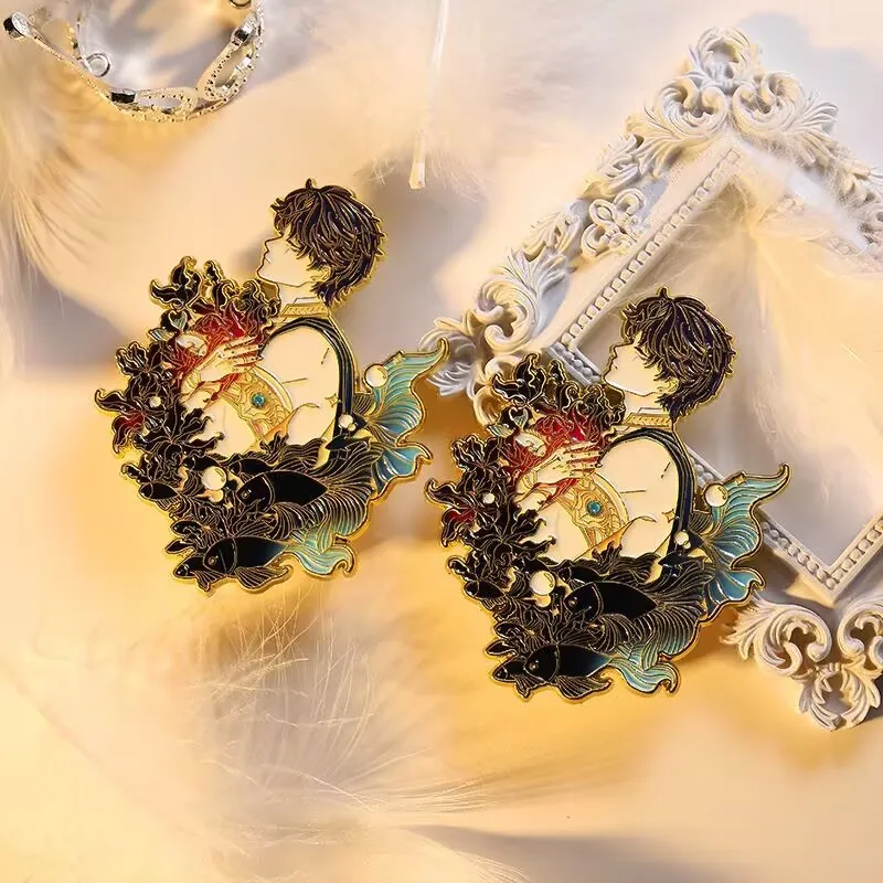 

"Love in the Deep Space,Rafayel Qi Yu's fan fiction metal badges, brooches, schoolbags, clothes, accessories and pendants.