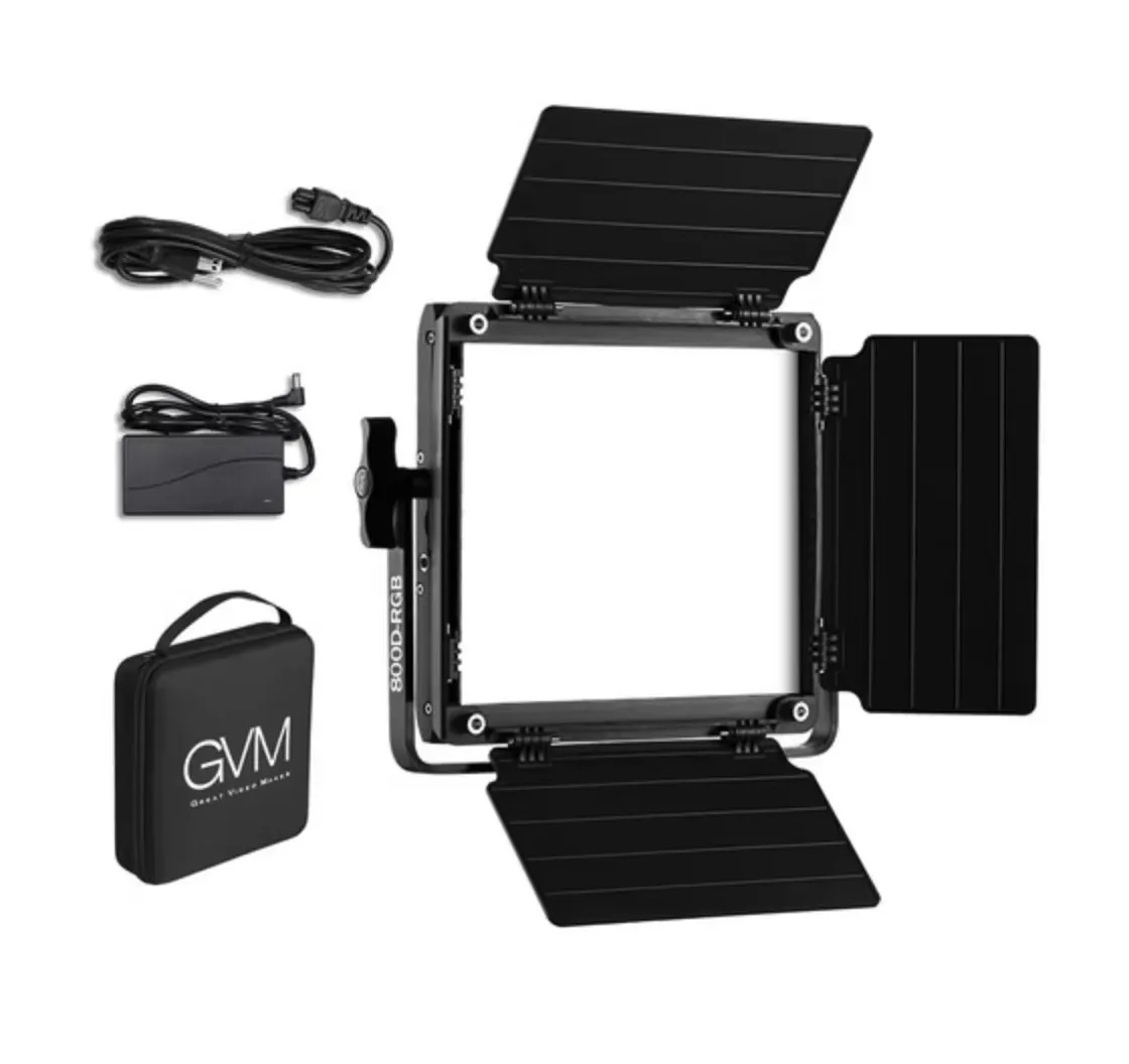 GVM 800D-RGB 800d RGB Video Light 3200K-5600K for Photography Led Lighting Photo Studio Photo Shoot Camera Photographic PK godox