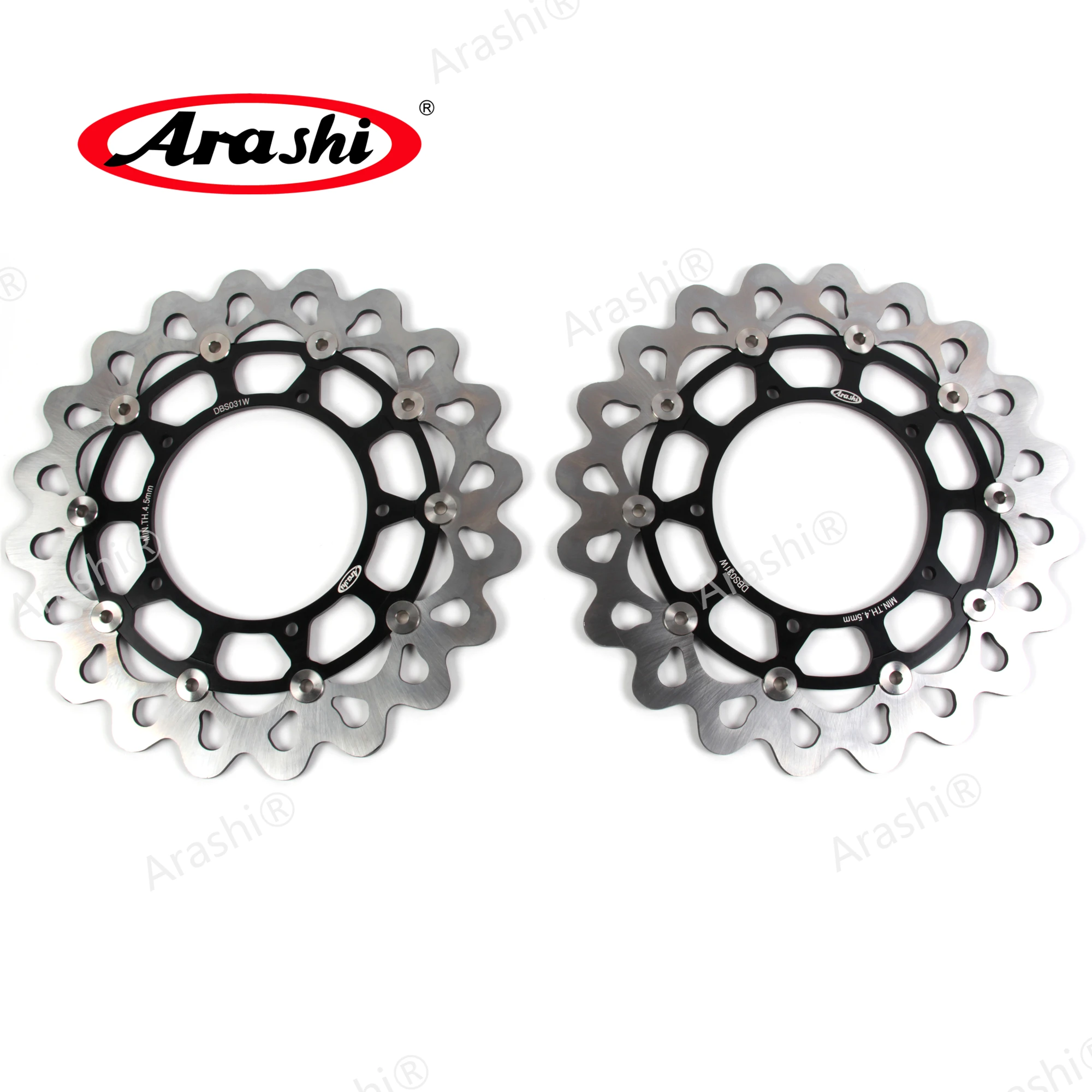 ARASHI 320mm Floating Front Brake Rotor Disk Disc For YAMAHA YZF R1 YZF R1M 2015 2016 2017 2018 2019 2020 2021