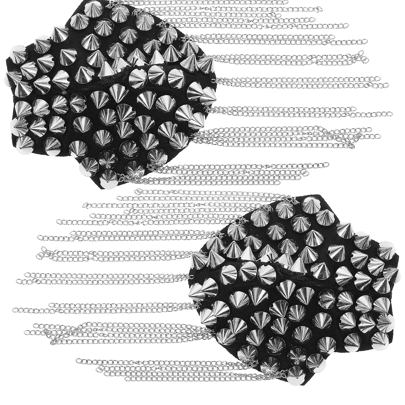 

2pcs Shoulder Epaulets Badge Tassel Design Retro Alloy Plated Corrosion Resistant Fashion Chest Pin For Clothing Hat Shoe Craft