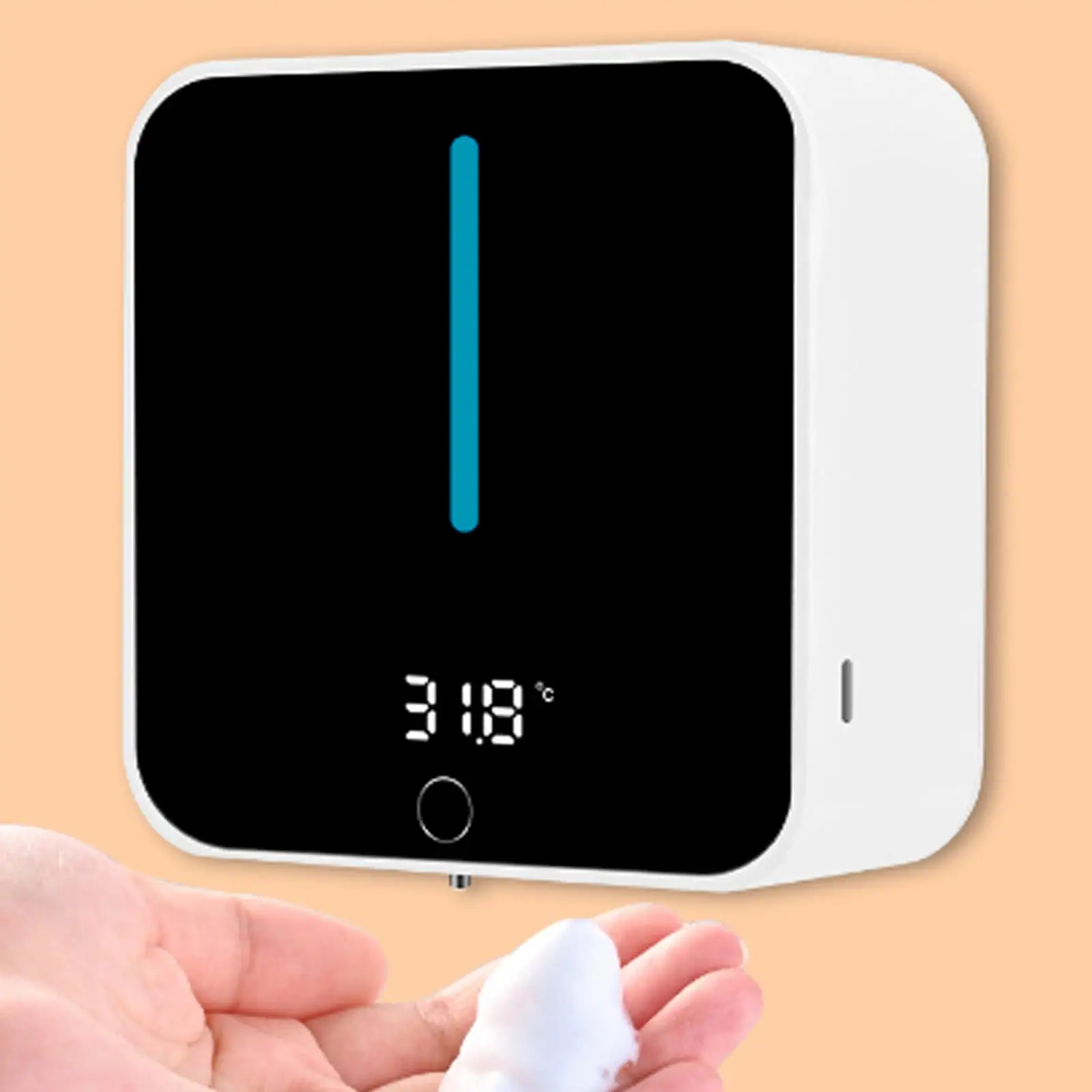 Настенный USB-дозатор пены, автоматический инфракрасный датчик, мыльница, емкость 400 мл для офиса, салона, дома, 3 режима пены