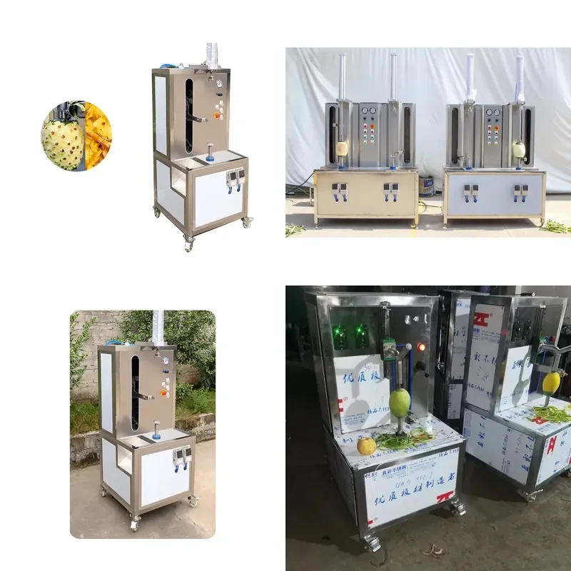 Adjustable Automatic Peeling Machine for Fruit Pumpkin Pineapple Watermelon Coconut