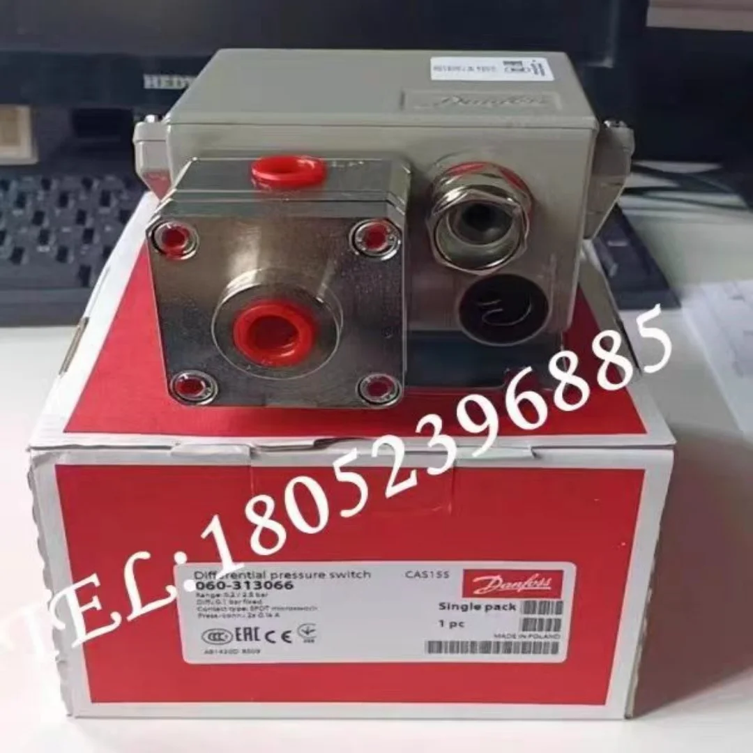 

Danfoss pressure switch CAS155 060-313066, genuine Danfoss pressure controller.