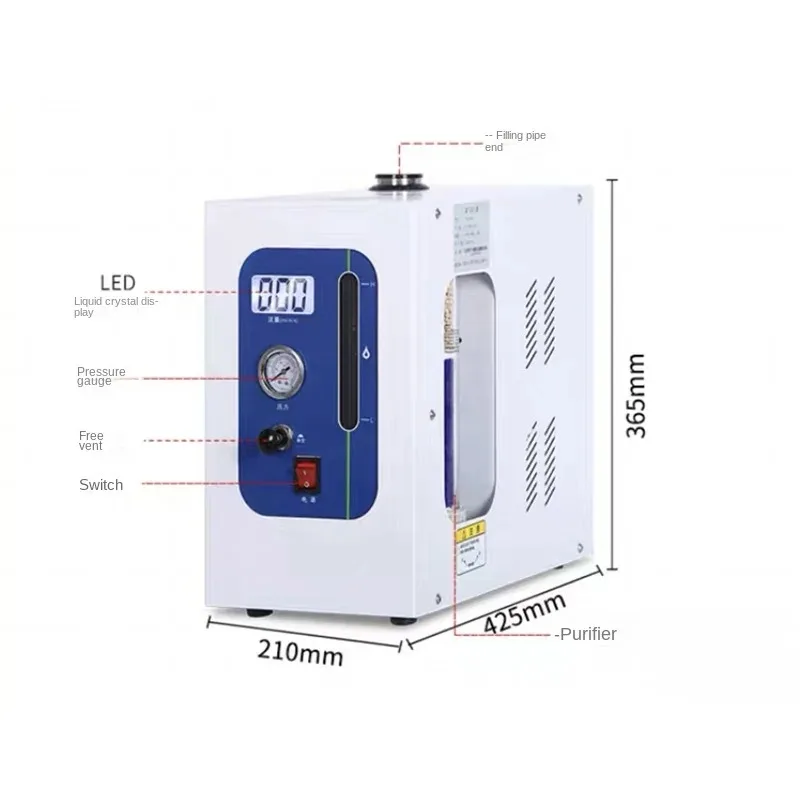 NEW LCN-300/LCN-500 Nitrogen Generator 220V Gas Nitrogen Generator Gas Purifier of Chromatograph 0-300 Ml/min 0- 500 Ml/min NEW