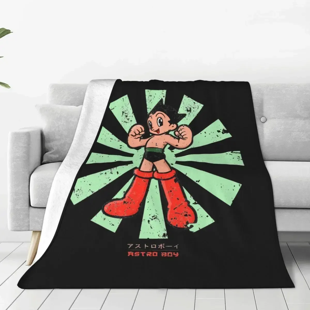 Astro Boy Japanese Manga Coral Fleece Plush Throw Blankets Mighty Atom Astroboy Blankets for Sofa Office Super Soft Bed Rug