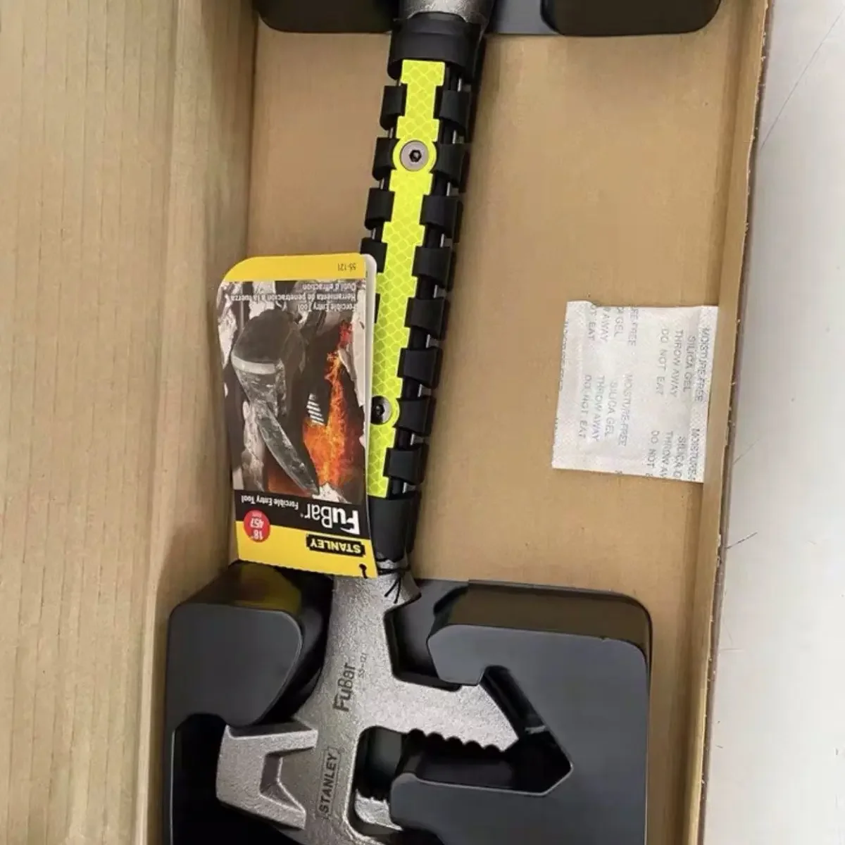 1pc Multi Functional Fire Hammer 2kg Emergency Rescue Vehicle Mounted 18 Inch Emergency Safety Tool Hammer