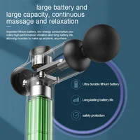 Pistolet de Massage Portable à vibrations pour Fascia, pour le corps, le cou, le dos, Relaxation musculaire profonde, Fitness, amincissant, une tête 3