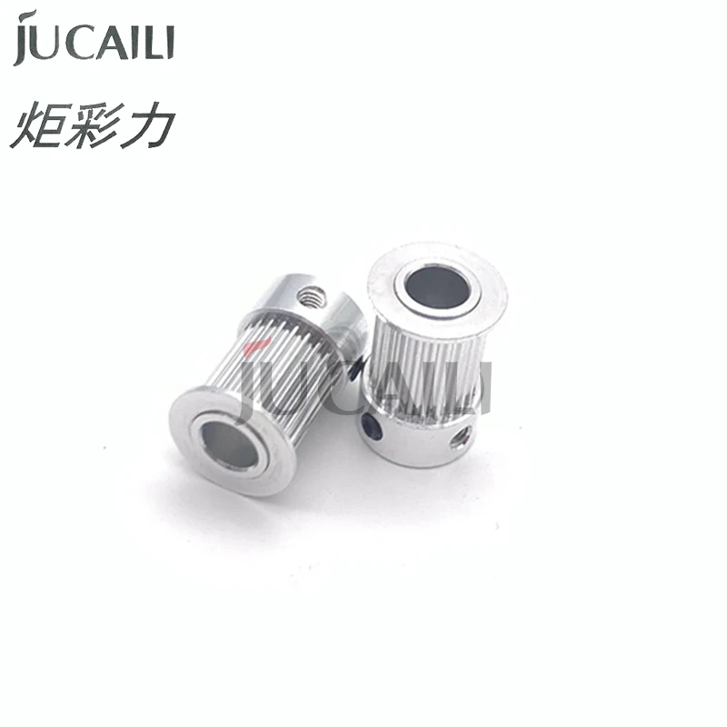 Jucaili 10PCS printer S2M-15mm 24 teeth servo motor gear for large format printer carriage motor pulley