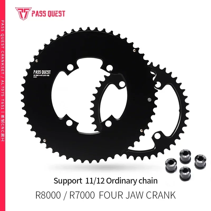 

PASS QUEST R110BCD 2X R8-7000 Sprocket AERO Round Road bike Gravel bike 12S