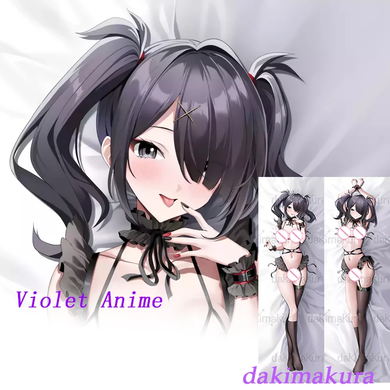 Dakimakura-Anime Ame Chan طباعة على الوجهين بالحجم الطبيعي غطاء وسادة الجسم ، هدايا الفراش #4