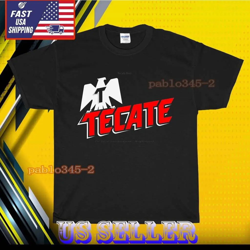 Новая футболка TECATE с мексиканским логотипом, унисекс, забавная американская, американская, размер S-5XL