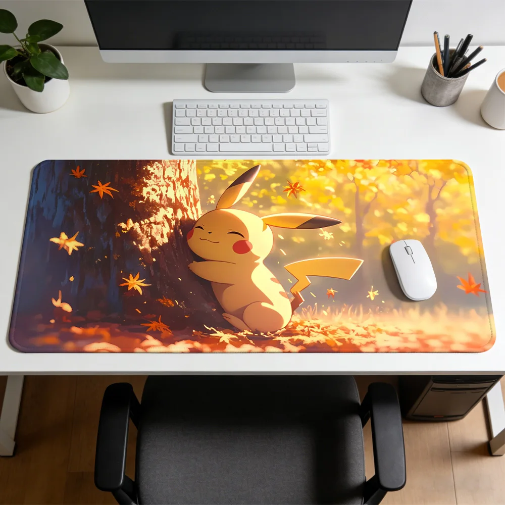 

Mouse Pads Gaming Pc Accessories BKM-Po-ke-mons Gamer Keyboard Mat Big Mousepepad Desk Pad for Computer Table Mousepad Xxl Mats