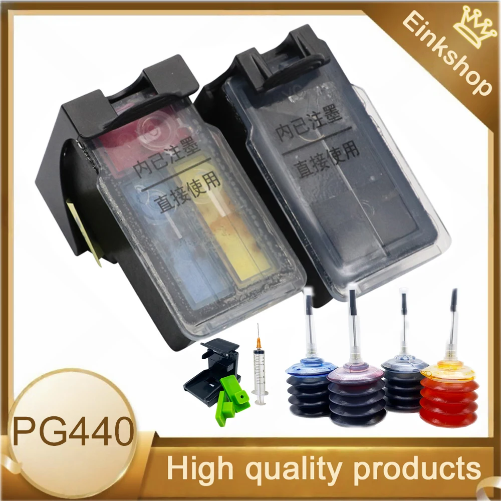

einkshop PG 440 CL 441 Многоразовый картридж pg440 cl441, совместимый с Canon PIXMA MG 3540 4240 3640 2140 4140 3140 TS5140