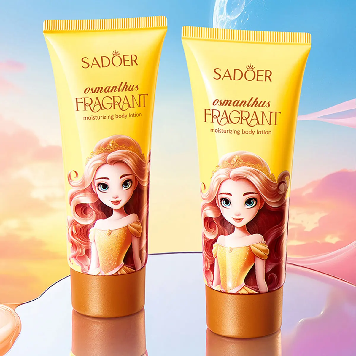 Osmanthus, Cherry Blossom, And Bluebell Nourishing Body Lotion: Quickly Locks In Skin Moisture And Improves Dry, Rough Skin.