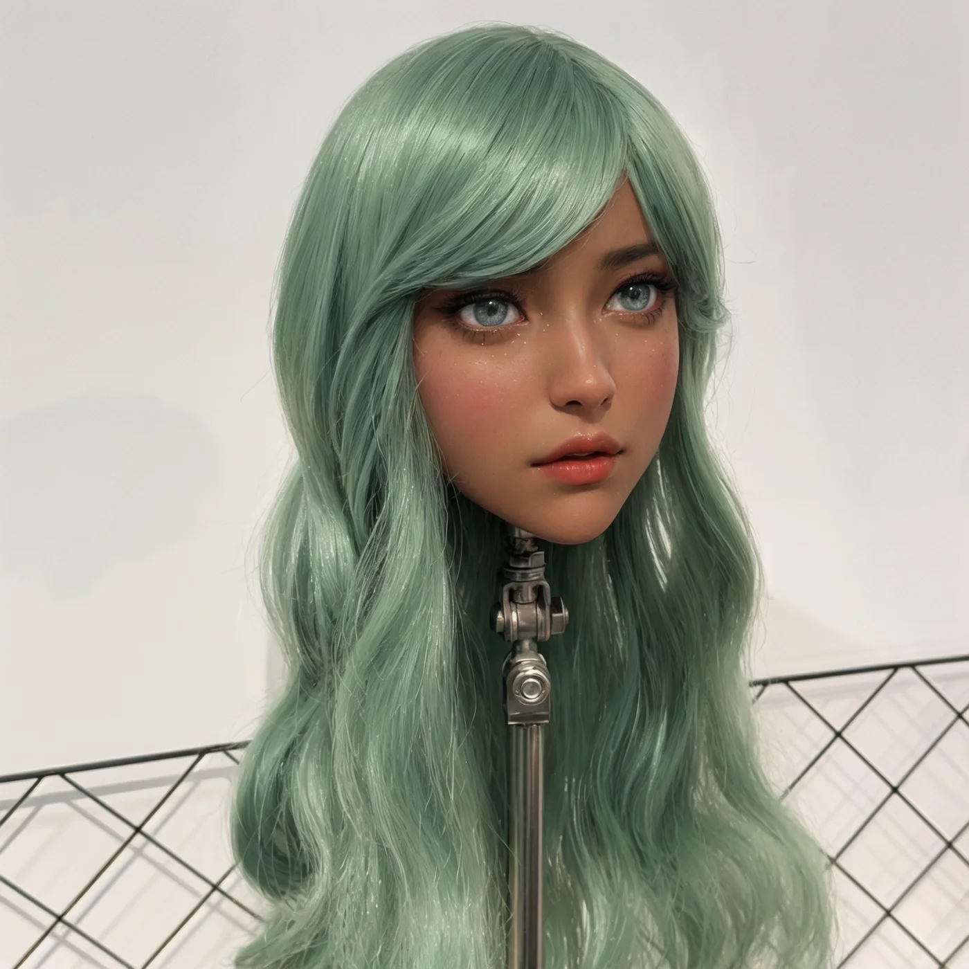 قالب رأس TPE احترافي (واجهة M16) - أداة أساسية لتصفيف الشعر وممارسة المكياج، مصنوعة من مادة TPE عالية الجودة