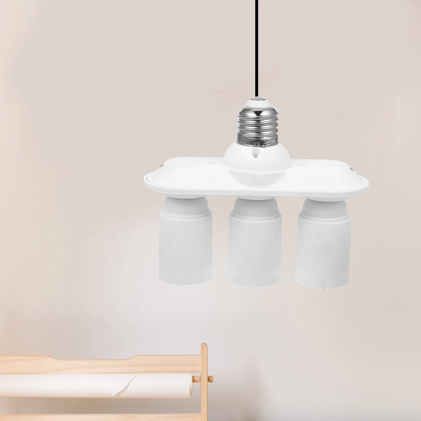 

Bulb Splitter Converter E27 E26 To 3E27 3E26 Lamp Holder Adapter Extender For Led Bulbs Brightness Enhancement Socket