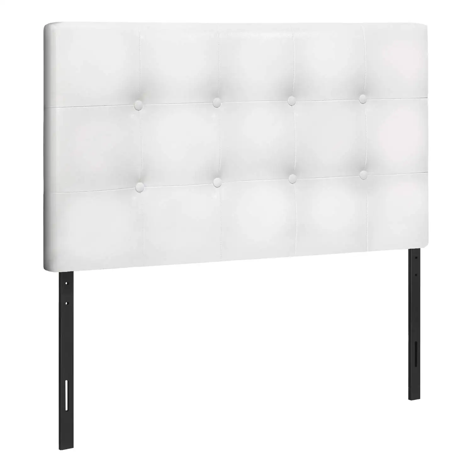 Bed, Headboard Only, Twin Size, Bedroom, Upholstered, Pu Leather Look, White, Transitional, Customized