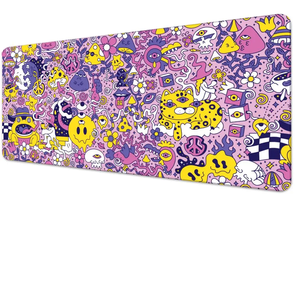 

WTF Mouse Pad Multi-Size non-slip Gaming mouse pad Gamer E-Sports Mouse Mat Game Mechanical Keyboard XXL Desk Mat