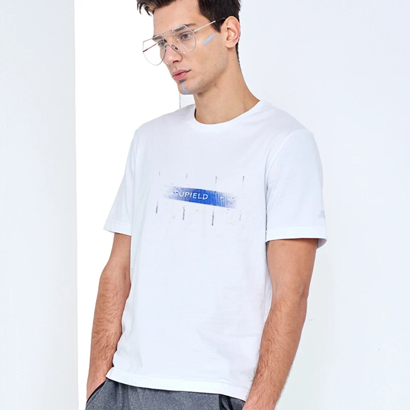 Mijia SUPIELD T-shirt Men\'s Waterproof and Stain Resistant T-shirt High Tech Nano Pure Cotton Night Glow Short Sleeves