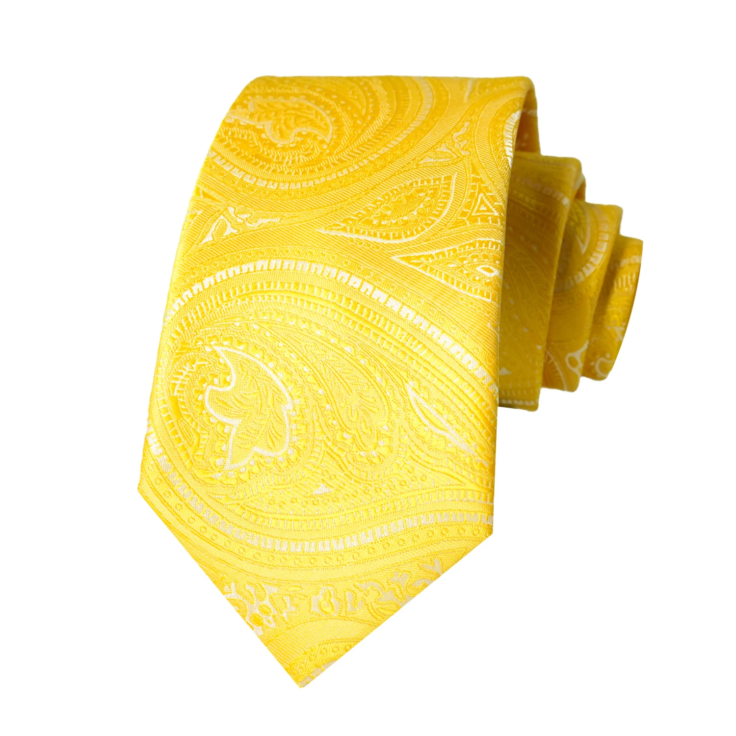 Herren Paisley Jacquard Krawatte Luxuriöse Polyester-Seidenkrawatte Klassische Formelle Business-Hochzeits-Party-Krawatte Modisches Anzug-Accessoire – Detail 16