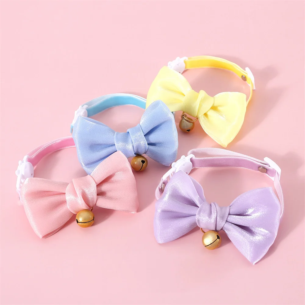 الحيوانات الأليفة جرو القطط قابل للتعديل ربطة القوس فيونكة طوق ربطة العنق Bowknot متقلب ربطة العنق عطلة الزفاف اكسسوارات الديكور