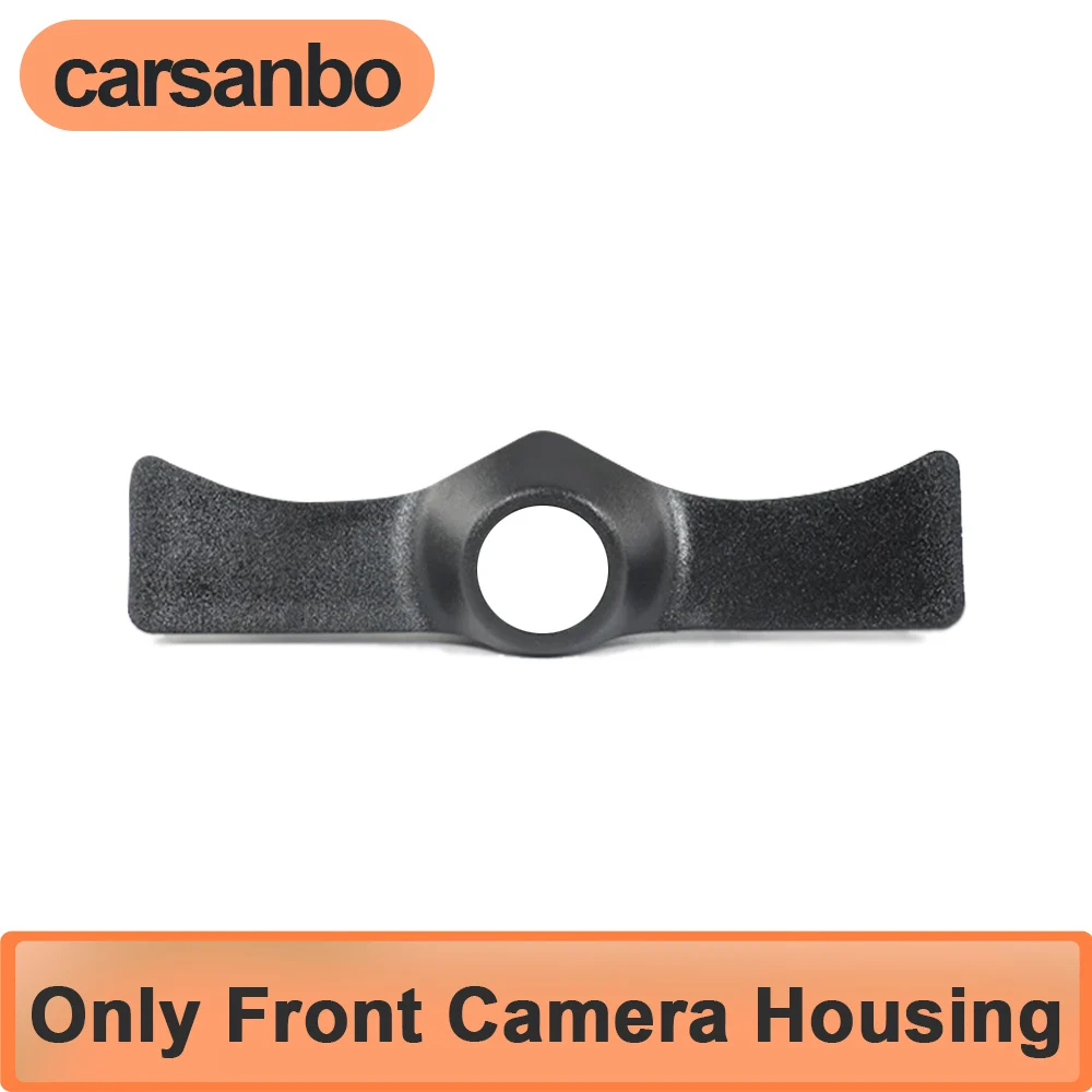 Carsanbo Car Front View Camera Housing Plastic Bracket Front Camera Mount No Including Camera Lens