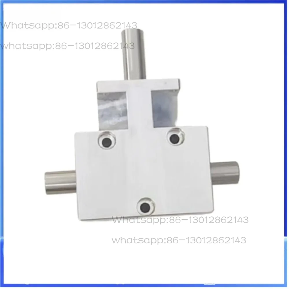 Angle gear 1:1 shaft tapered spiral gear 12mm dual output shaft co directional 90 degree differential gearbox