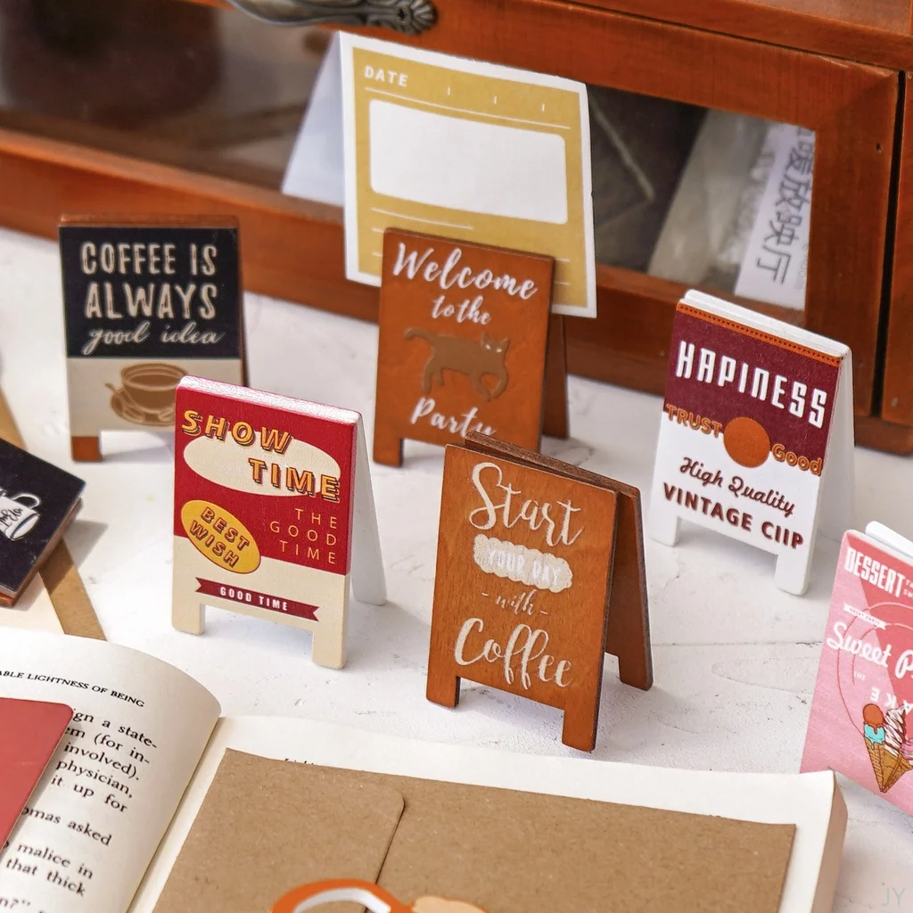 

Зажимы для сообщений в стиле ретро, деревянные настольные украшения, держатель для заметок, визитница, деревянный зажим для сообщений