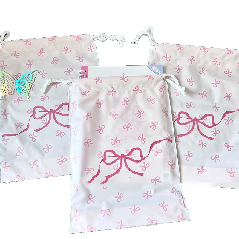 Cute Butterfly Bow Candy Bag for Wedding Favor; Elegant Portable Gift Bag for Birthday Party.
